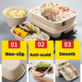 Eco friendly multi-Compartment sugarcane food container